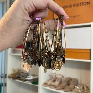 Authentic Alex and Ani 14 bangle lot.